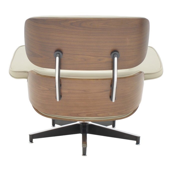 JENNA ΠΟΛΥΘΡΟΝΑ-ΥΠΟΠΟΔΙΟ RELAX 82X92X82ΕΚ ΜΠΕΖ PU- PLYWOOD ΚΑΡΥΔΙ-ΒΑΣΗ ΧΡΩΜΙΟΥ 