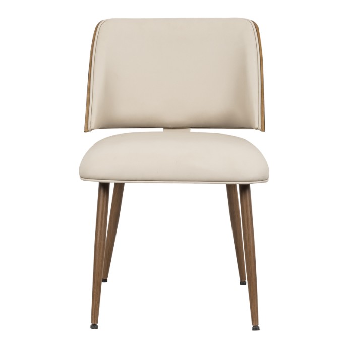 UBANE ΚΑΡΕΚΛΑ ΜΠΕΖ PU-ΠΟΔΙ ΚΑΡΥΔΙ ΜΕΤΑΛΛΟ 53X62.5X85ΕΚ