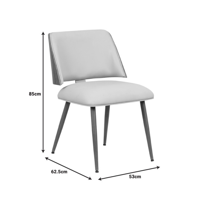 UBANE ΚΑΡΕΚΛΑ ΜΠΕΖ PU-ΠΟΔΙ ΚΑΡΥΔΙ ΜΕΤΑΛΛΟ 53X62.5X85ΕΚ