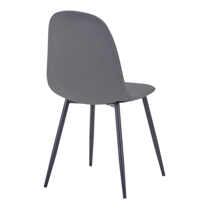GUSTAS-BELLA ΤΡΑΠΕΖΑΡΙΑ ΣΕΤ 5ΤΜΧ ΓΚΡΙ ΜΑΡΜΑΡΟΥ SINTERED STONE-ΜΑΥΡΟ ΜΕΤΑΛΛΟ 140X80X75ΕΚ
