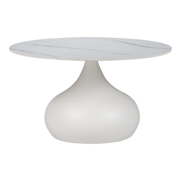 KIRKENE ΒΟΗΘΗΤΙΚΑ ΤΡΑΠΕΖΙΑ SINTERED STONE ΣΕ ΑΠΟΧΡΩΣΗ ΛΕΥΚΟ ΜΑΡΜΑΡΟΥ ΜΕ ΛΕΥΚΟ ΜΕΤΑΛΛΟ 2ΤΕΜ