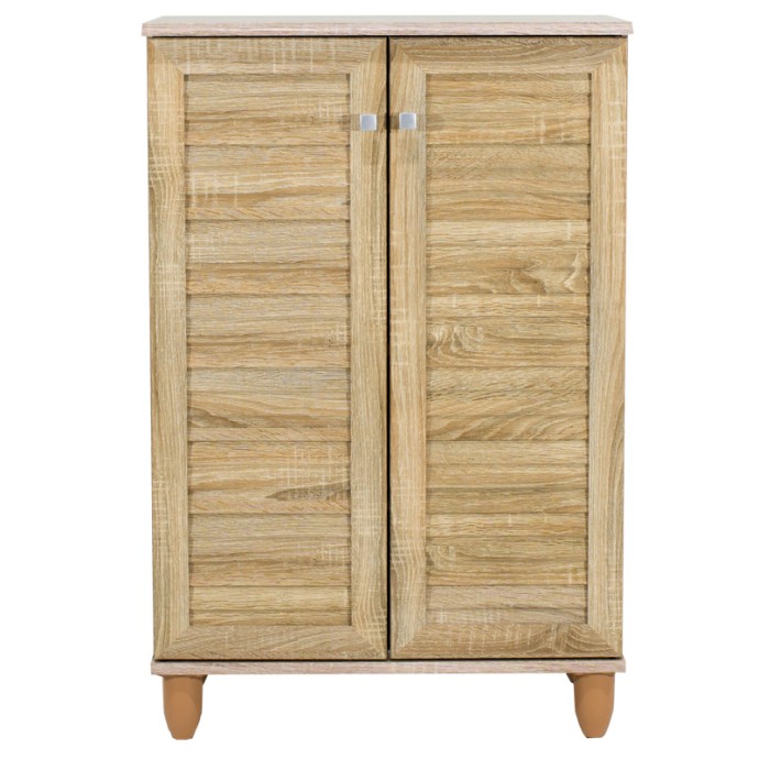 SANTO ΠΑΠΟΥΤΣΟΘΗΚΗ-ΝΤΟΥΛΑΠΙ 60X34,5X91,5ΕΚ 10 ΖΕΥΓΩΝ ΧΡΩΜΑ SONOMA 
