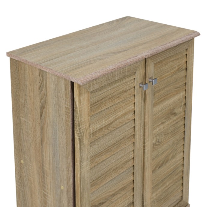 SANTO ΠΑΠΟΥΤΣΟΘΗΚΗ-ΝΤΟΥΛΑΠΙ 60X34,5X91,5ΕΚ 10 ΖΕΥΓΩΝ ΧΡΩΜΑ SONOMA 