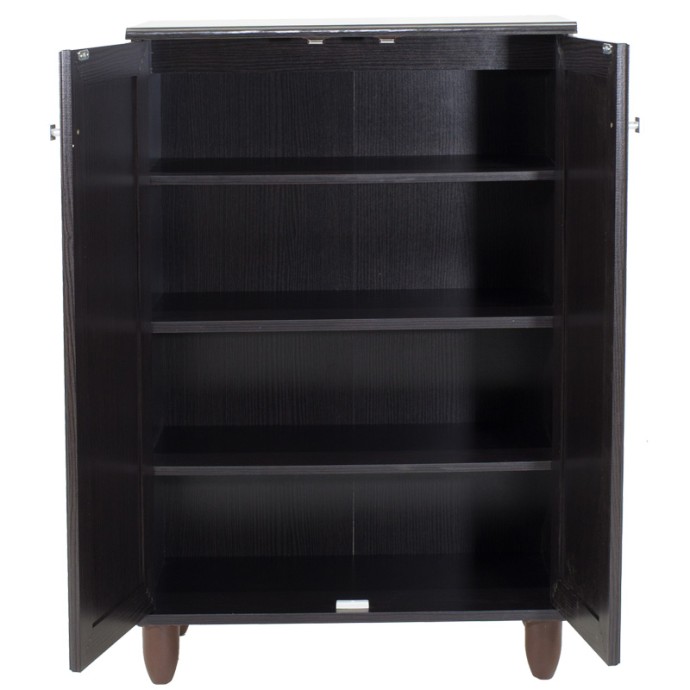 SANTO ΠΑΠΟΥΤΣΟΘΗΚΗ-ΝΤΟΥΛΑΠΙ 10 ΖΕΥΓΩΝ 60x34,5x91,5cm WENGE 