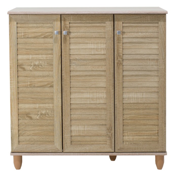 ΠΑΠΟΥΤΣΟΘΗΚΗ-ΝΤΟΥΛΑΠΙ SANTO 89,5x34,5x91,5 εκ 16 ΖΕΥΓΩΝ ΧΡΩΜΑ SONOMA
