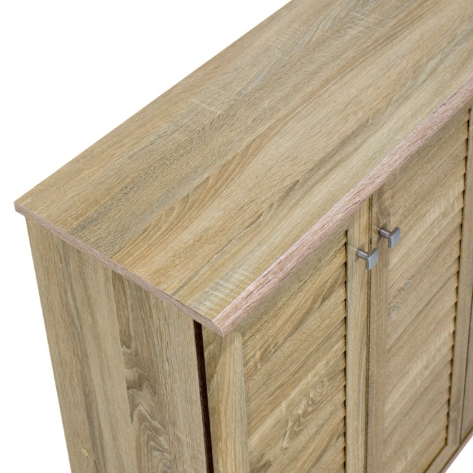 ΠΑΠΟΥΤΣΟΘΗΚΗ-ΝΤΟΥΛΑΠΙ SANTO 89,5x34,5x91,5 εκ 16 ΖΕΥΓΩΝ ΧΡΩΜΑ SONOMA