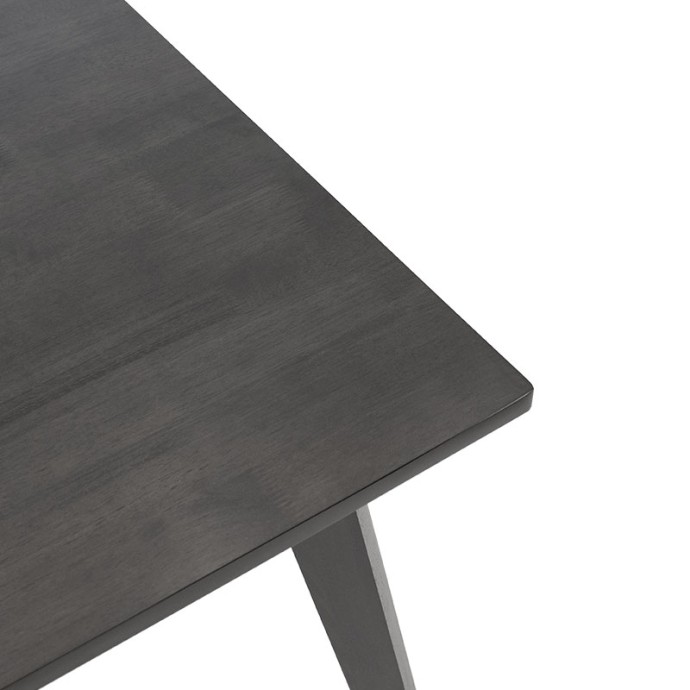 BENSON ΤΡΑΠΕΖΙ MDF ΜΕ ΚΑΠΛΑΜΑ  ΧΡΩΜΑ RUSTIC GREY 80X80X75ΕΚ