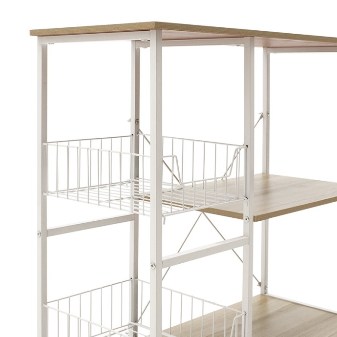 ΕΠΙΔΑΠΕΔΙΑ ΡΑΦΙΕΡΑ MDF  NOON 80x34x75εκ ΧΡΩΜΑ ΦΥΣΙΚΟ-ΛΕΥΚΟ