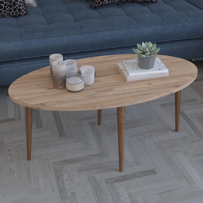 BARTON ΤΡΑΠΕΖΙ ΣΑΛΟΝΙΟΥ SONOMA-ΚΑΦΕ 90X45X40ΕΚ