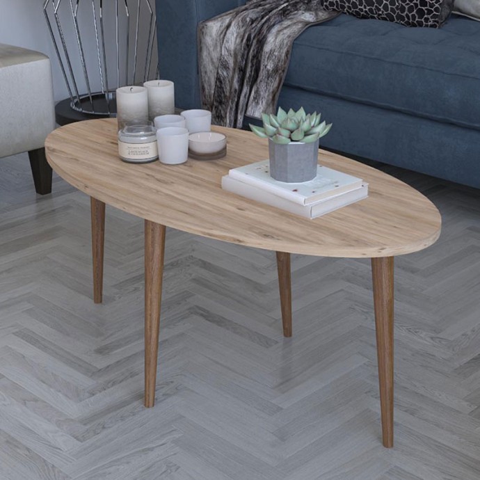 BARTON ΤΡΑΠΕΖΙ ΣΑΛΟΝΙΟΥ SONOMA-ΚΑΦΕ 90X45X40ΕΚ