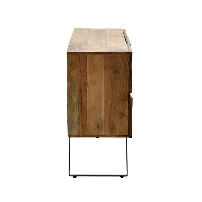 IMENA ΜΠΟΥΦΕΣ ΜΑΣΙΦ ΞΥΛΟ 4ΕΚ ΦΥΣΙΚΟ-ΜΑΥΡΟ 148X43.5X86ΕΚ