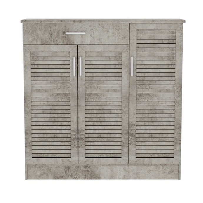 SANTE ΠΑΠΟΥΤΣΟΘΗΚΗ-ΝΤΟΥΛΑΠΙ 30 ΖΕΥΓΩΝ 120x37x123εκ ANTIQUE ΑΝΘΡΑΚΙ 