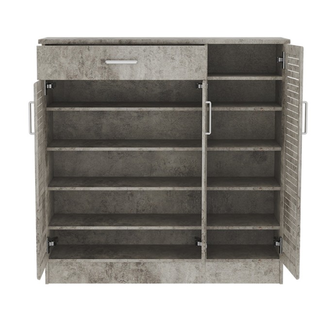 SANTE ΠΑΠΟΥΤΣΟΘΗΚΗ-ΝΤΟΥΛΑΠΙ 30 ΖΕΥΓΩΝ 120x37x123εκ ANTIQUE ΑΝΘΡΑΚΙ 