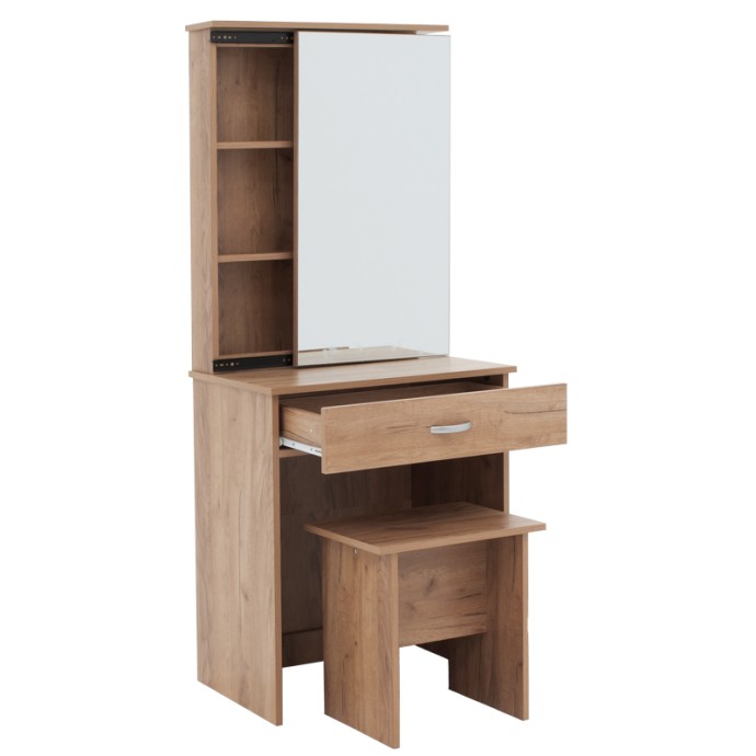 ΤΟΥΑΛΕΤΑ ΚΡΕΒΑΤΟΚΑΜΑΡΑΣ ZELIA  60X40.5X151ΕΚ ΜΕ ΚΑΘΡΕΠΤΗ ΚΑΙ ΣΚΑΜΠΟ ΧΡΩΜΑ ΦΥΣΙΚΟ 
