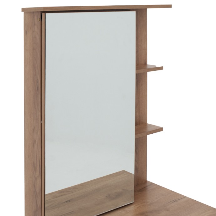 ΤΟΥΑΛΕΤΑ ΚΡΕΒΑΤΟΚΑΜΑΡΑΣ ZELIA  60X40.5X151ΕΚ ΜΕ ΚΑΘΡΕΠΤΗ ΚΑΙ ΣΚΑΜΠΟ ΧΡΩΜΑ ΦΥΣΙΚΟ 