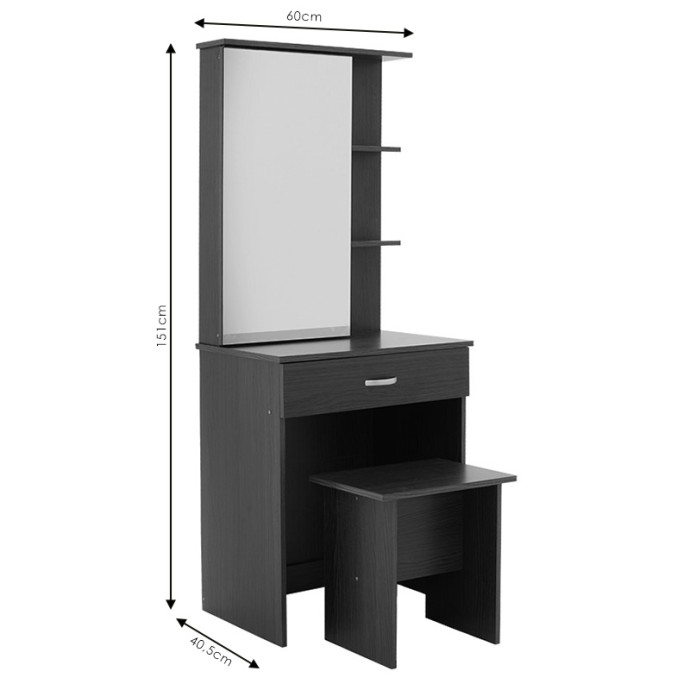 ΤΟΥΑΛΕΤΑ ΚΡΕΒΑΤΟΚΑΜΑΡΑΣ ZELIA  60X40.5X151ΕΚ ΜΕ ΚΑΘΡΕΠΤΗ ΚΑΙ ΣΚΑΜΠΟ ΧΡΩΜΑ ΦΥΣΙΚΟ 