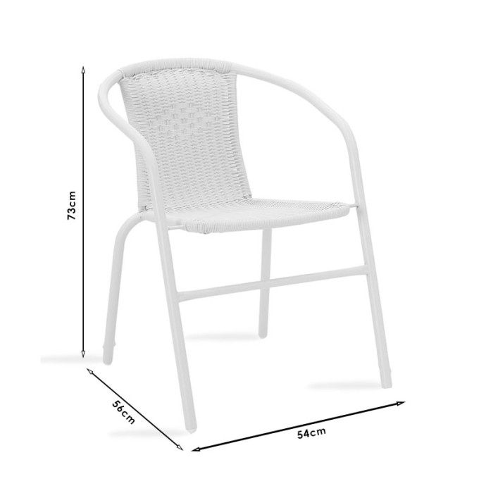 WATSON-OBBI ΤΡΑΠΕΖΑΡΙΑ ΣΕΤ 3ΤΕΜ PE ΚΑΦΕ-ΜΕΤΑΛΛΟ 70X70X70ΕΚ