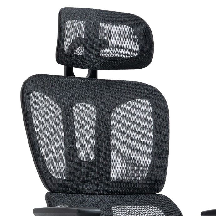 VERDANT ΚΑΡΕΚΛΑ ΓΡΑΦΕΙΟΥ ΔΙΕΥΘΥΝΤΗ ΜΕ ΥΠΟΠΟΔΙΟ PREMIUM QUALITY MESH ΧΡΩΜΑ ΜΑΥΡΟ