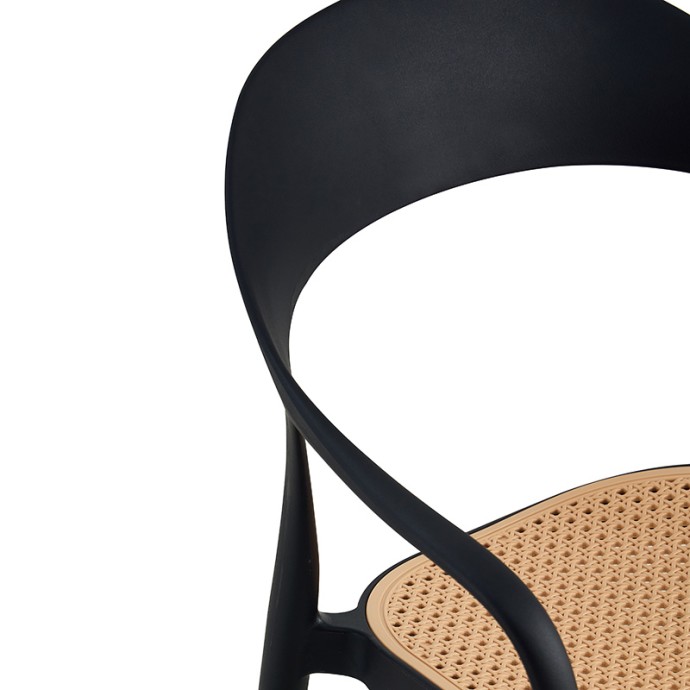 EMBER ΠΟΛΥΘΡΟΝΑ ΜΕ UV PROTECTION PP ΜΠΕΖ-ΜΑΥΡΟ 52.5X56.5X81ΕΚ.