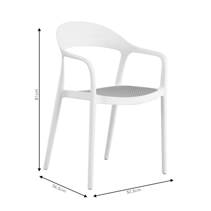 EMBER ΠΟΛΥΘΡΟΝΑ ΜΕ UV PROTECTION PP ΜΠΕΖ-ΜΑΥΡΟ 52.5X56.5X81ΕΚ.
