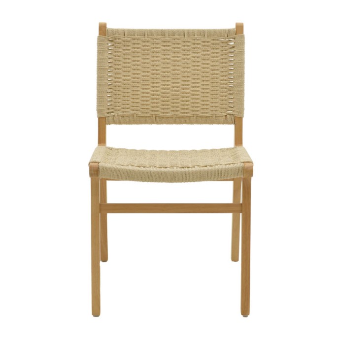 JULIEN ΚΑΡΕΚΛΑ RUBBERWOOD ΦΥΣΙΚΟ-ΕΔΡΑ ΦΥΣΙΚΟ ΣΧΟΙΝΙ 61X54X85ΕΚ