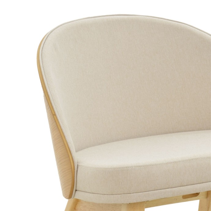 SARIAN ΠΟΛΥΘΡΟΝΑ ΜΠΕΖ ΥΦΑΣΜΑ-RUBBERWOOD ΦΥΣΙΚΟ ΠΟΔΙ 69,5X71X70.5ΕΚ