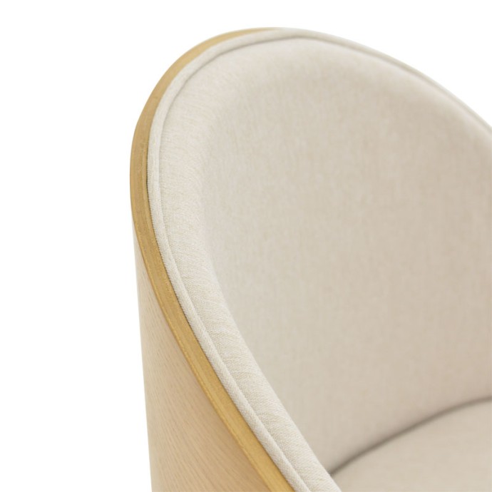 SARIAN ΠΟΛΥΘΡΟΝΑ ΜΠΕΖ ΥΦΑΣΜΑ-RUBBERWOOD ΦΥΣΙΚΟ ΠΟΔΙ 69,5X71X70.5ΕΚ