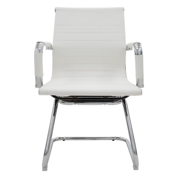 VALTER ΚΑΡΕΚΛΑ ΓΡΑΦΕΙΟΥ ΕΠΙΣΚΕΠΤΗ ΛΕΥΚΟ PU 55.5X48X88ΕΚ
