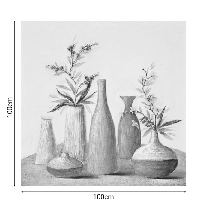 VASE ΠΙΝΑΚΑΣ ΣΕ ΚΑΜΒΑ 100X3X100ΕΚ