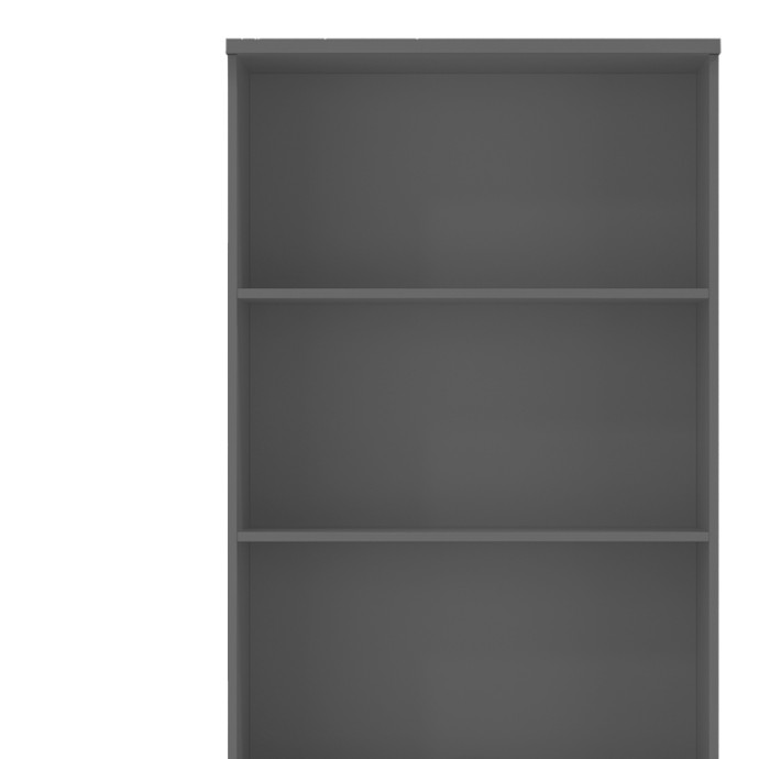 ΒΙΒΛΙΟΘΗΚΗ ΓΡΑΦΕΙΟΥ ΕΠΑΓΓΕΛΜΑΤΙΚΗ DENITH 80X40X200ΕΚ ΑΝΘΡΑΚΙ-ΚΑΡΥΔΙ 
