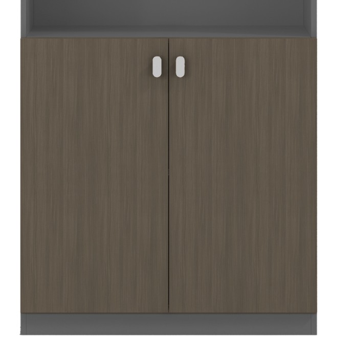 ΒΙΒΛΙΟΘΗΚΗ ΓΡΑΦΕΙΟΥ ΕΠΑΓΓΕΛΜΑΤΙΚΗ DENITH 80X40X200ΕΚ ΑΝΘΡΑΚΙ-ΚΑΡΥΔΙ 