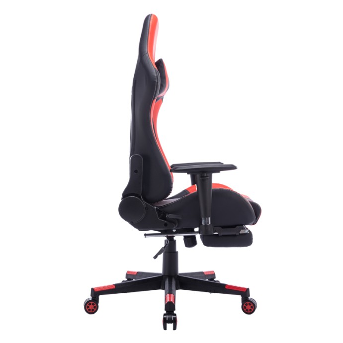 ZELDO ΚΑΡΕΚΛΑ ΓΡΑΦΕΙΟΥ GAMING PU ΜΑΥΡΟ-ΚΟΚΚΙΝΟ 66X56X135ΕΚ