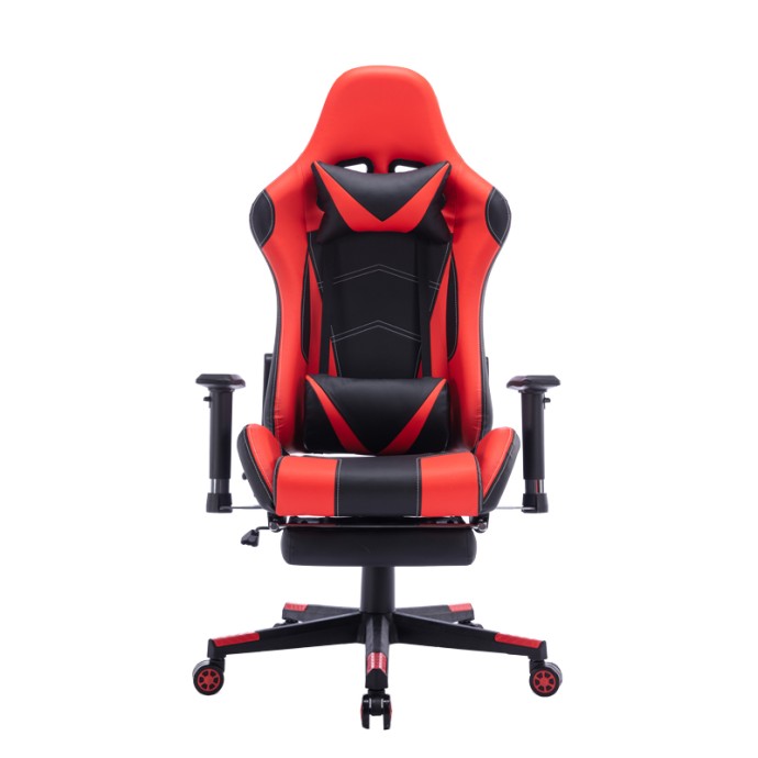 ZELDO ΚΑΡΕΚΛΑ ΓΡΑΦΕΙΟΥ GAMING PU ΜΑΥΡΟ-ΚΟΚΚΙΝΟ 66X56X135ΕΚ
