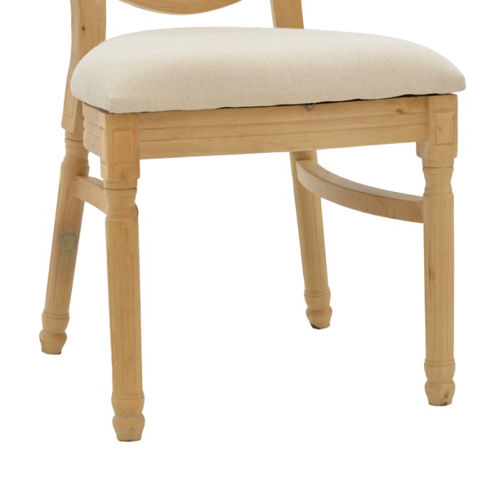 CANCO ΚΑΡΕΚΛΑ ΦΥΣΙΚΟ RUBBERWOOD-ΦΥΣΙΚΟ RATTAN 50X55X98ΕΚ