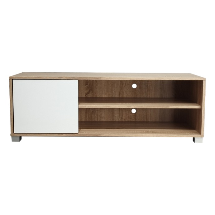 ELLON ΕΠΙΠΛΟ ΤΗΛΕΟΡΑΣΗΣ ΜΕΛΑΜΙΝΗΣ SONOMA-ΛΕΥΚΟ 120X40X41ΕΚ.