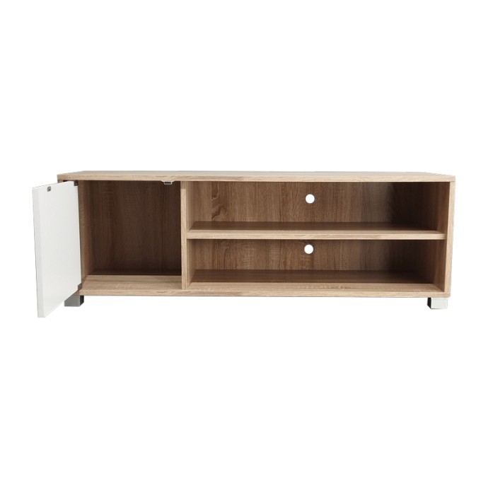 ELLON ΕΠΙΠΛΟ ΤΗΛΕΟΡΑΣΗΣ ΜΕΛΑΜΙΝΗΣ SONOMA-ΛΕΥΚΟ 120X40X41ΕΚ.
