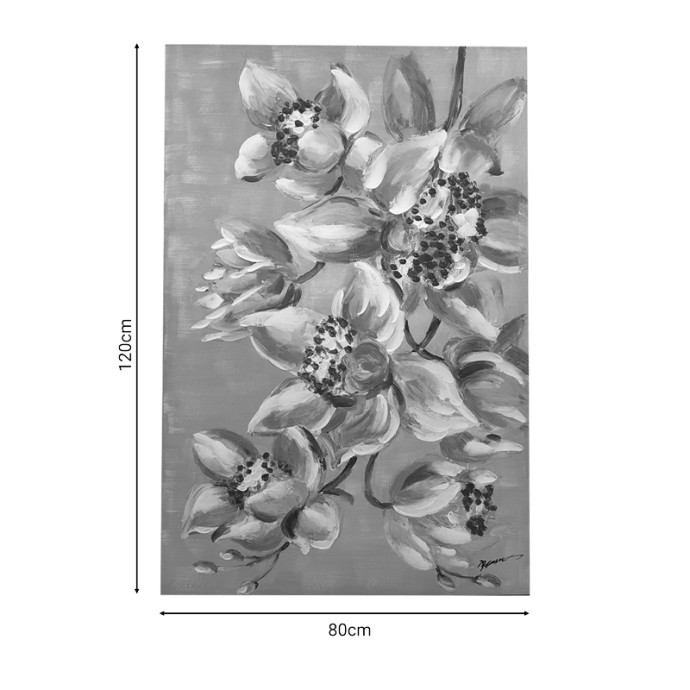 FLOURISH ΠΙΝΑΚΑΣ ΣΕ ΚΑΜΒΑ 80X3X120ΕΚ