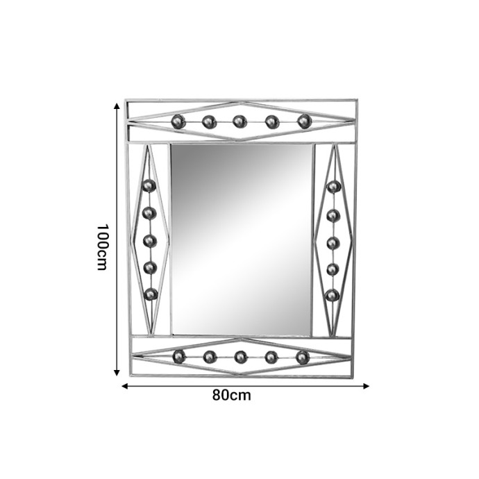 ROTERON ΚΑΘΡΕΠΤΗΣ INART 80x2x100εκ ΜΕΤΑΛΛΟ ΧΡΥΣΟ
