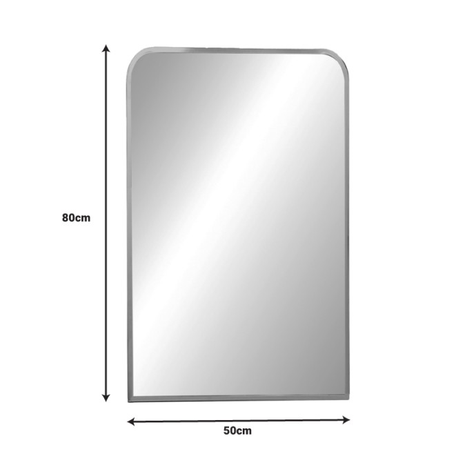 CLASSY ΚΑΘΡΕΠΤΗΣ INART 50x2.5x80εκ ΑΛΟΥΜΙΝΙΟ ΑΣΗΜΙ 