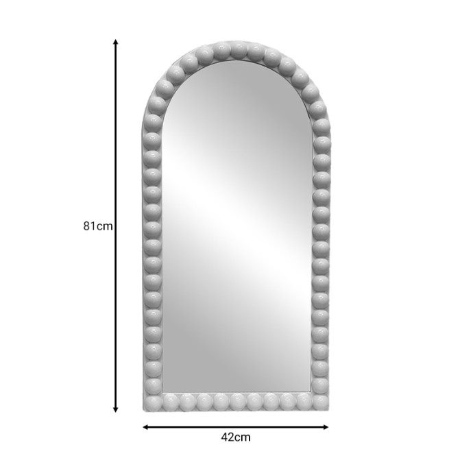 PAVLOVAL ΚΑΘΡΕΠΤΗΣ INART ΛΕΥΚΟ PP 42X81X3.5ΕΚ
