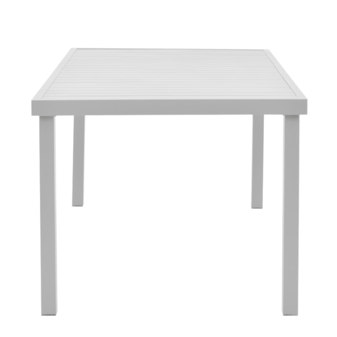 KLITON ΤΡΑΠΕΖΙ ΑΛΟΥΜΙΝΙΟΥ ΛΕΥΚΟ 150X80X74ΕΚ