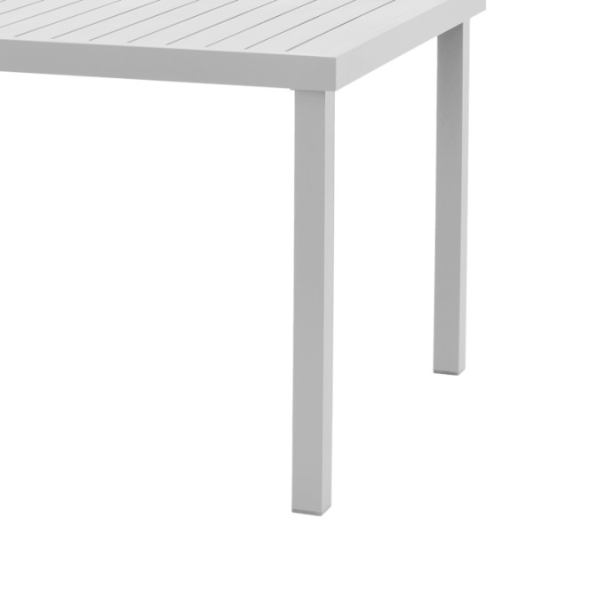 KLITON ΤΡΑΠΕΖΙ ΑΛΟΥΜΙΝΙΟΥ ΛΕΥΚΟ 150X80X74ΕΚ