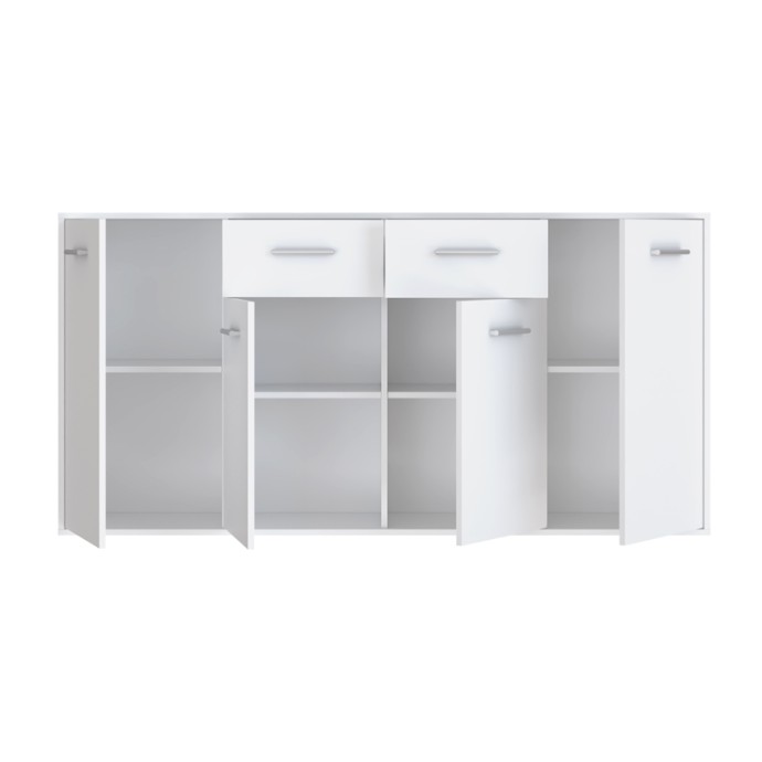 DREPEN ΜΠΟΥΦΕΣ ΜΕΛΑΜΙΝΗ ΣΕ ΛΕΥΚΟ ΧΡΩΜΑ 162.3X34.2X81.7ΕΚ