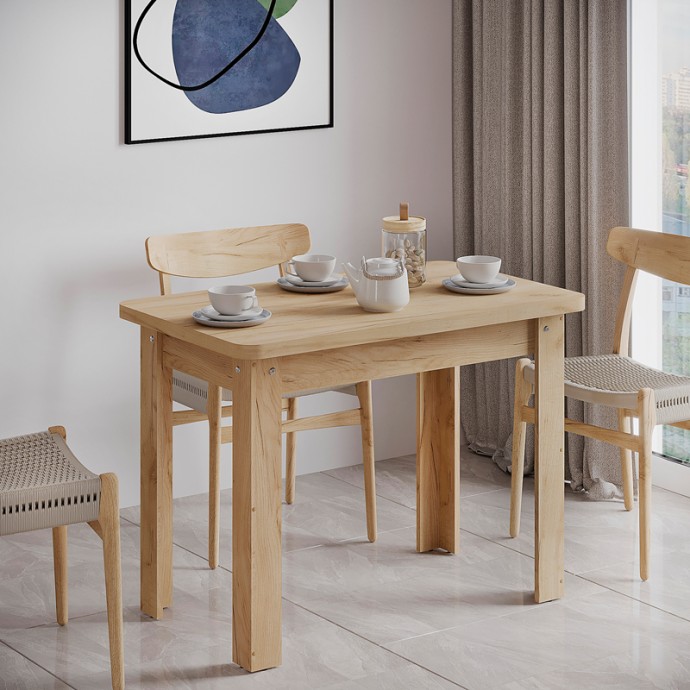 CELESTE ΤΡΑΠΕΖΙ 100X60X73.5ΕΚ ΜΕΛΑΜΙΝΗΣ OAK 