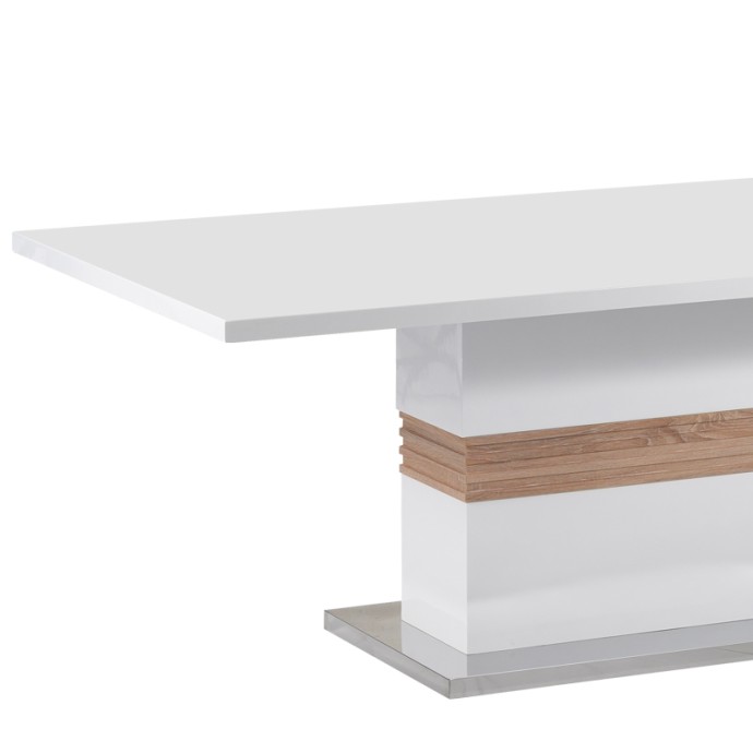 ZOEKRIN ΤΡΑΠΕΖΙ ΛΕΥΚΟ MDF 200X100X76ΕΚ