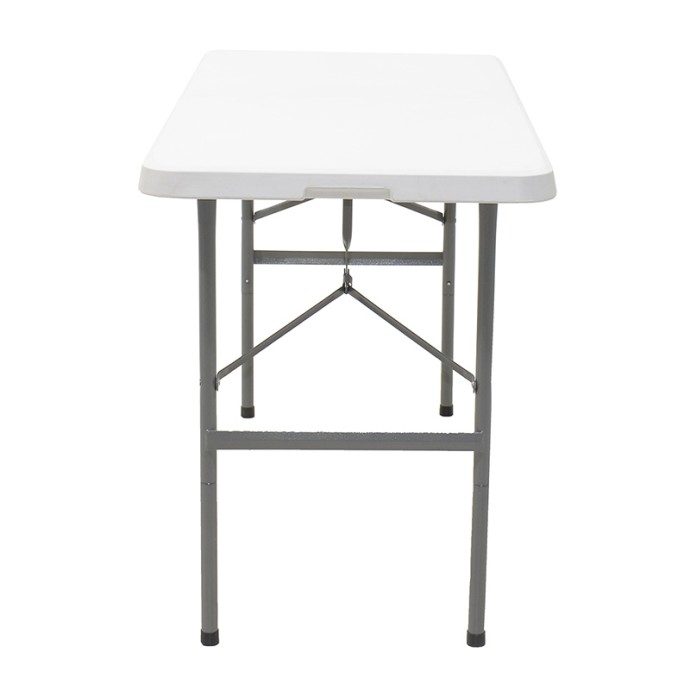 RODEO ΤΡΑΠΕΖΙ CATERING ΠΤΥΣΣΟΜΕΝΟ-ΒΑΛΙΤΣΑ ΛΕΥΚΟ 122X60X74ΕΚ