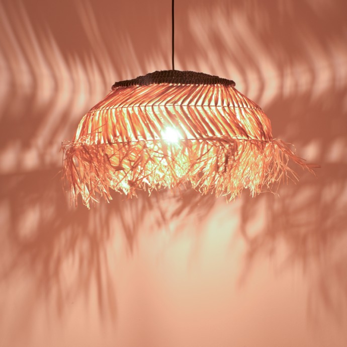 HENGIOLE SISAL ΦΩΤΙΣΤΙΚΟ ΟΡΟΦΗΣ ΣΕ ΦΥΣΙΚΟ-ΜΑΥΡΟ ΧΡΩΜΑ Φ60X40ΕΚ