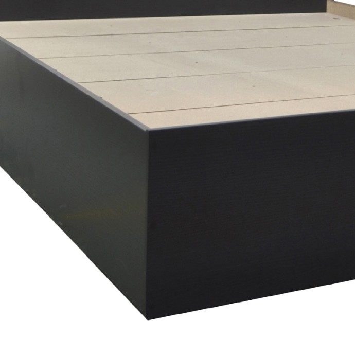 OLYMPUS ΚΡΕΒΑΤΙ ΔΙΠΛΟ ΣΕ ΧΡΩΜΑ WENGE 140X200ΕΚ
