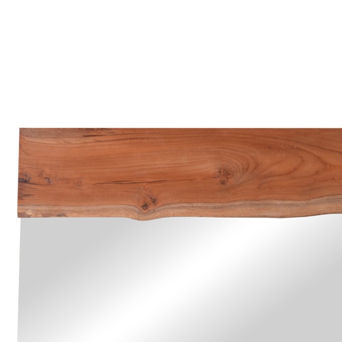 RIVERINE ΚΑΘΡΕΠΤΗΣ TEAK ΞΥΛΟ ΣΕ ΦΥΣΙΚΗ ΑΠΟΧΡΩΣΗ 120X80X4ΕΚ