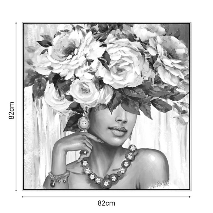 FLOWERGIRL ΠΙΝΑΚΑΣ ΣΕ ΚΑΜΒΑ 82X4.5X82ΕΚ